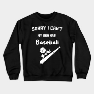 Sorry  I can't  My son has basebal Crewneck Sweatshirt